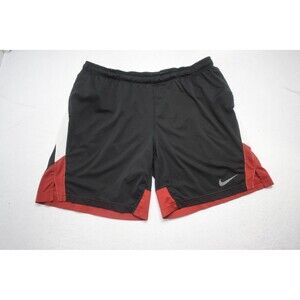 Nike Gym Shorts Black Dri Fit Performance With Pockets Mens Size XL x 10"